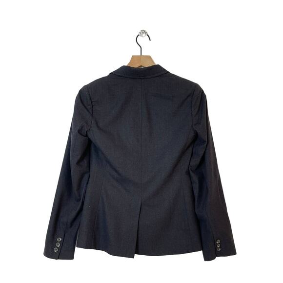 Banana Republic Women’s 100% Wool Black Stretch Blazer Jacket Size 0 Business - Picture 2 of 7